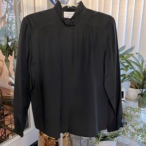 Silk Studio by Claude Bennett 100% silk blouse, size 8